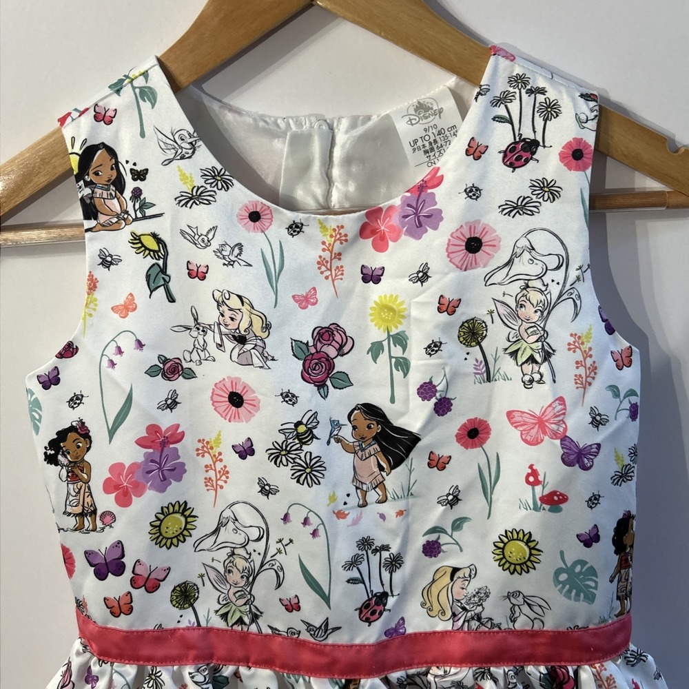 Girls Disney Animators' Collection‎ Princess Dress Sz 9/10 Sleeveless